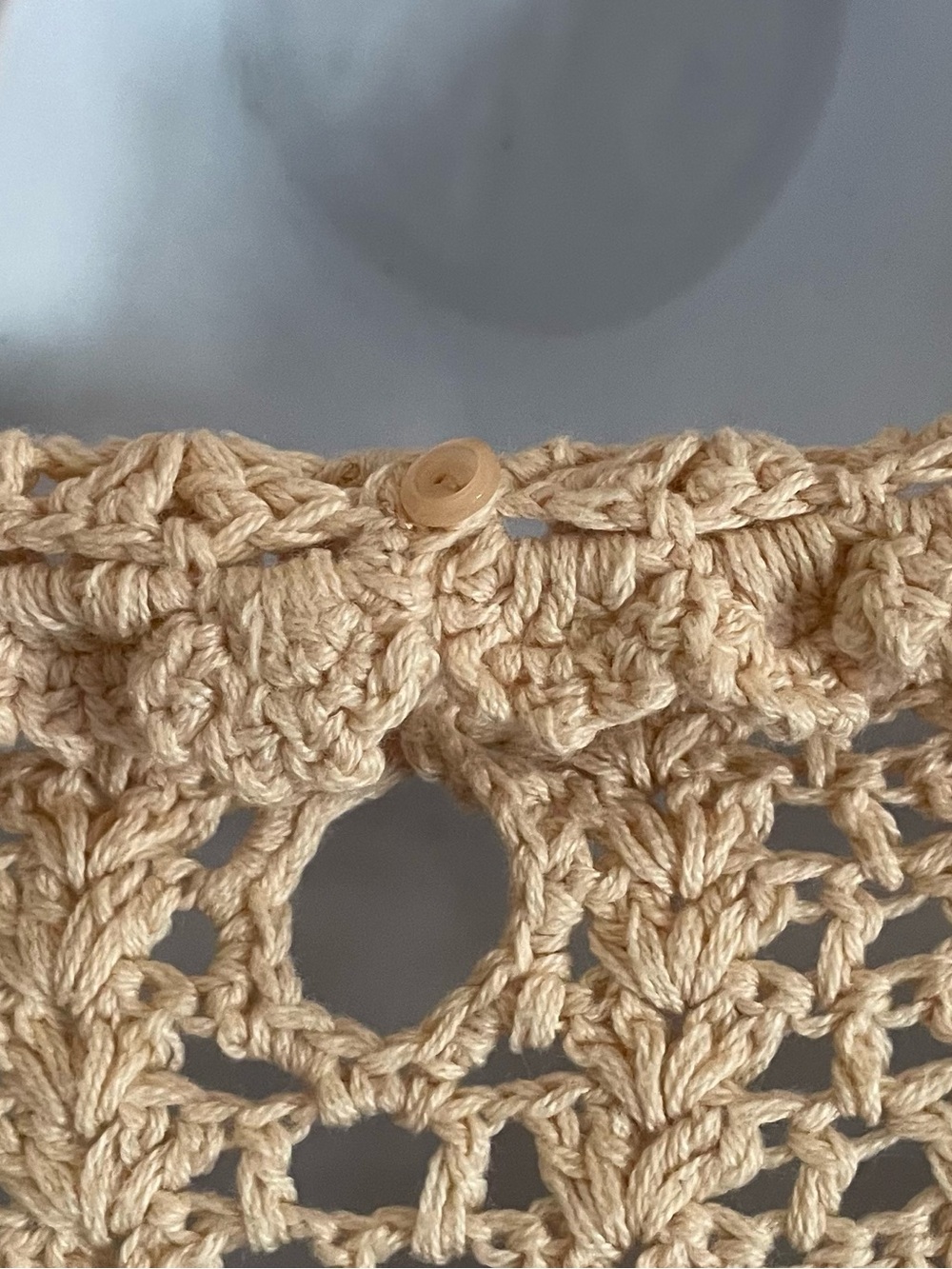 Zara vintage-style crochet open-knit top. - Picture 12 of 13